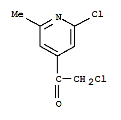 Ketone, chloromethyl 2-chloro-6-methyl-4-pyridyl (8ci) Structure,26413-60-5Structure