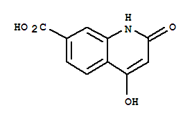 (9ci)-1,2-二氢-4-羟基-2-氧代-7-喹啉羧酸结构式_264260-07-3结构式