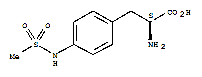 L-4-[(甲基磺酰基)氨基]苯丙氨酸结构式_266999-21-7结构式