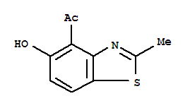 (8ci)-5-羟基-2-甲基-4-苯并噻唑甲酮结构式_26749-59-7结构式
