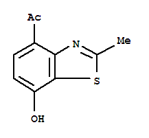 Ketone, 7-hydroxy-2-methyl-4-benzothiazolyl methyl (8ci) Structure,26749-61-1Structure