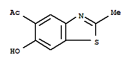 (8ci)-6-羟基-2-甲基-5-苯并噻唑甲酮结构式_26749-64-4结构式
