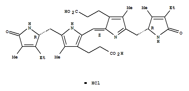 Urobilin Ⅸ hydrocloride Structure,28925-89-5Structure