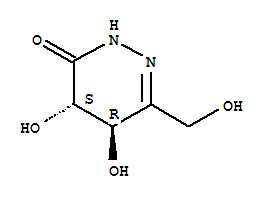 (4s,5r)-(9ci)-4,5-二氢-4,5-二羟基-6-(羟基甲基)-3(2H)-吡嗪酮结构式_291744-32-6结构式