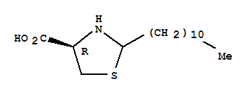 2-十一基-噻唑烷-4-羧酸结构式_298186-80-8结构式