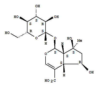 山栀苷结构式_29836-27-9结构式