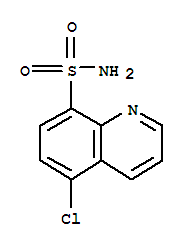 5-氯-8-喹啉磺酰胺结构式_299439-20-6结构式