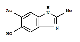 Ketone, 6-hydroxy-2-methyl-5-benzimidazolyl methyl (8ci) Structure,30192-52-0Structure
