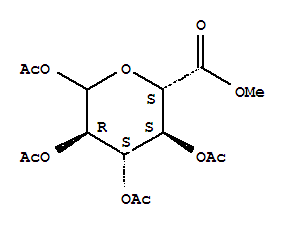 1,2,3,4-四-O-乙酰基-D-吡喃葡萄糖醛酸甲酯结构式_3082-96-0结构式