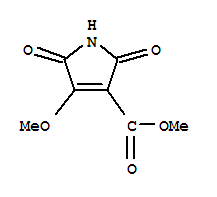 (9ci)-2,5-二氢-4-甲氧基-2,5-二氧代-1H-吡咯-3-羧酸甲酯结构式_308815-50-1结构式