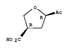 (3r,5r)-rel-(9ci)-5-乙酰基四氢-3-呋喃羧酸结构式_310882-42-9结构式