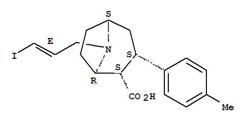 8-[(2E)-3-iodo-2-propen-1-yl]-3-(4-methylphenyl)-8-azabicyclo[3.2.1]octane-2-carboxylic acid Structure,311351-26-5Structure