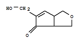 (9ci)-1,3,3a,6a-四氢-5-(羟基甲基)-4H-环戊并[c]呋喃-4-酮结构式_312584-03-5结构式