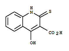 (8ci)-1,2-二氢-4-羟基-2-硫氧代-3-喹啉羧酸结构式_31507-72-9结构式