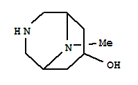 3,9-二氮杂双环[3.3.1]壬烷-7-醇,9-甲基-(7ci,8ci)结构式_3181-47-3结构式