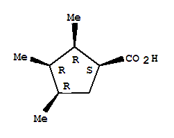 (1R,2S,3S,4S)-Rel-(9Ci)-2,3,4-三甲基-环戊烷羧酸结构式_319475-00-8结构式