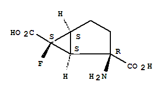 (1S,2R,5S,6S)-2-氨基-6-氟双环[3.1.0]己烷-2,6-二甲酸结构式_321903-59-7结构式
