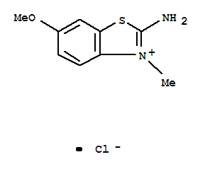 2-Amino-3-methyl-6-methoxybenzothiazolium chloride Structure,322012-65-7Structure
