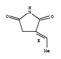 (3E)-3-ethylidene-2,5-pyrrolidinedione Structure,322642-38-6Structure