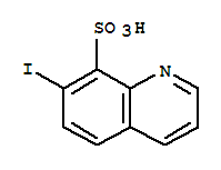7-碘-8-喹啉磺酸结构式_32435-64-6结构式