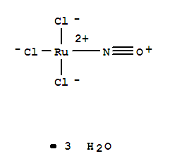 亚硝酰氯化钌(III)水合物结构式_32535-76-5结构式