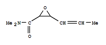 (9ci)-N,N-二甲基-3-(1-丙烯基)-环氧乙烷羧酰胺结构式_326908-27-4结构式