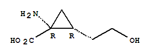 (1R,2R)-Rel-(9Ci)-1-氨基-2-(2-羟基乙基)-环丙烷羧酸结构式_329354-22-5结构式