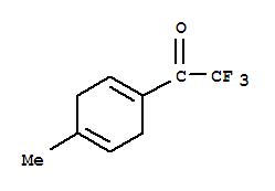 (9Ci)-2,2,2-三氟-1-(4-甲基-1,4-环己二烯-1-基)-乙酮结构式_329915-27-7结构式