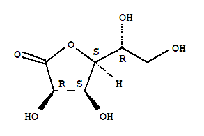 (3R,4s,5s)-5-[(1r)-1,2-dihydroxyethyl]-3,4-dihydroxyoxolan-2-one Structure,3327-64-8Structure