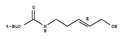 2-甲基-2-丙基[(3E)-5-羟基-3-戊烯-1-基]氨基甲酸酯结构式_333438-48-5结构式