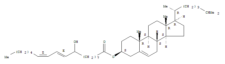 (3Beta,20r)-cholest-5-en-3-yl (10z,12z)-9-hydroxy-10,12-octadecadienoate Structure,33783-76-5Structure