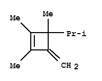 (8Ci)-3-异丙基-1,2,3-三甲基-4-亚甲基-环丁烯结构式_33923-78-3结构式