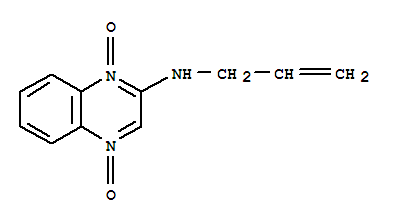 (9Ci)-N-2-丙烯基-2-喹噁啉胺,1,4-二氧化物结构式_339551-43-8结构式