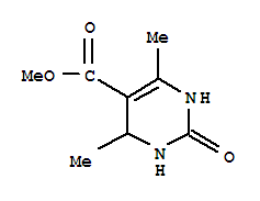 (9Ci)-1,2,3,4-四氢-4,6-二甲基-2-氧代-5-嘧啶羧酸甲酯结构式_341011-20-9结构式