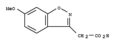 2-(6-MethoxyBenzo[d]isoxazol-3-yl)acetic acid Structure,34200-00-5Structure