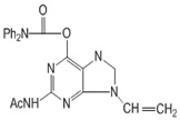2-(乙酰基 氨基)-9-乙烯基-9h-腺嘌呤-6-氨基甲酸二苯酯结构式_343794-19-4结构式