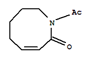 (3Z)-1-乙酰基-5,6,7,8-四氢-2(1H)-氮杂环辛烷酮结构式_343942-63-2结构式