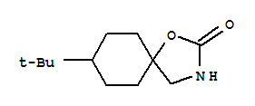 (9Ci)-8-(1,1-二甲基乙基)-1-噁-3-氮杂螺[4.5]癸烷-2-酮结构式_344312-96-5结构式