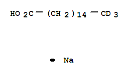 棕榈酸钠-D3结构式_347841-37-6结构式