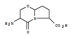 (9ci)-3-氨基六氢-4-氧代-2H-吡咯并[2,1-b][1,3]噁嗪-6-羧酸结构式_349101-93-5结构式