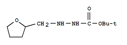 1-(2-甲基-2-丙基)-2-(四氢-2-呋喃基甲基)肼羧酸结构式_349111-21-3结构式