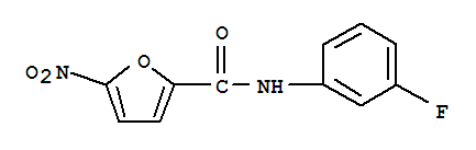 (9ci)-n-(3-氟苯基)-5-硝基-2-呋喃羧酰胺结构式_349127-18-0结构式
