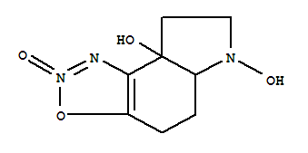 5,5A,7,8-tetrahydro-4h-[1,2,3]oxadiazolo[4,5-e]indole-6,8a-diol 2-oxide Structure,353487-23-7Structure