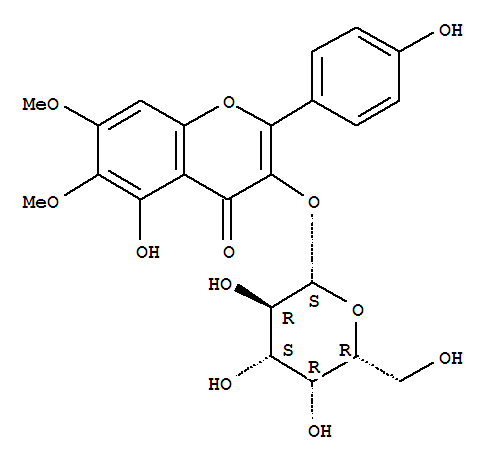 Eupalitin 3-galactoside Structure,35399-32-7Structure
