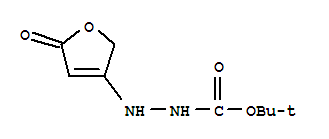 1-(2-Methyl-2-propanyl)-2-(5-oxo-2,5-dihydro-3-furanyl)hydrazinecarboxylic acid Structure,354129-82-1Structure