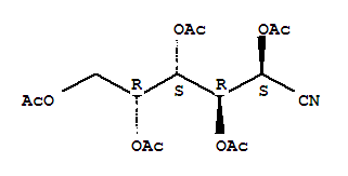 (1S,2r,3s,4r)-4,5-diacetoxy-1-cyano-1,2,3-pentanetriyl triacetate Structure,35439-42-0Structure