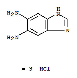 5,6-Diaminobenzimidazole trihydrochloride Structure,355115-85-4Structure