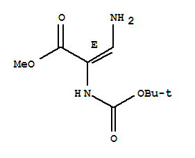 (2Z)-3-氨基-2-({[(2-甲基-2-丙基)氧基]羰基}氨基)-2-丁烯酸结构式_355377-13-8结构式