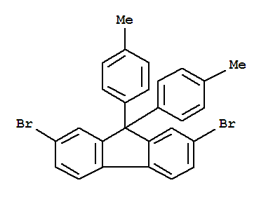 2,7-Dibromo-9,9-bis(4-methylphenyl)-9h-fluorene Structure,357645-37-5Structure