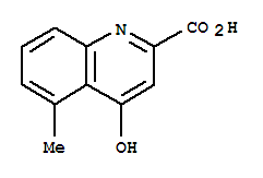 (9ci)-4-羟基-5-甲基-2-喹啉羧酸结构式_36303-31-8结构式